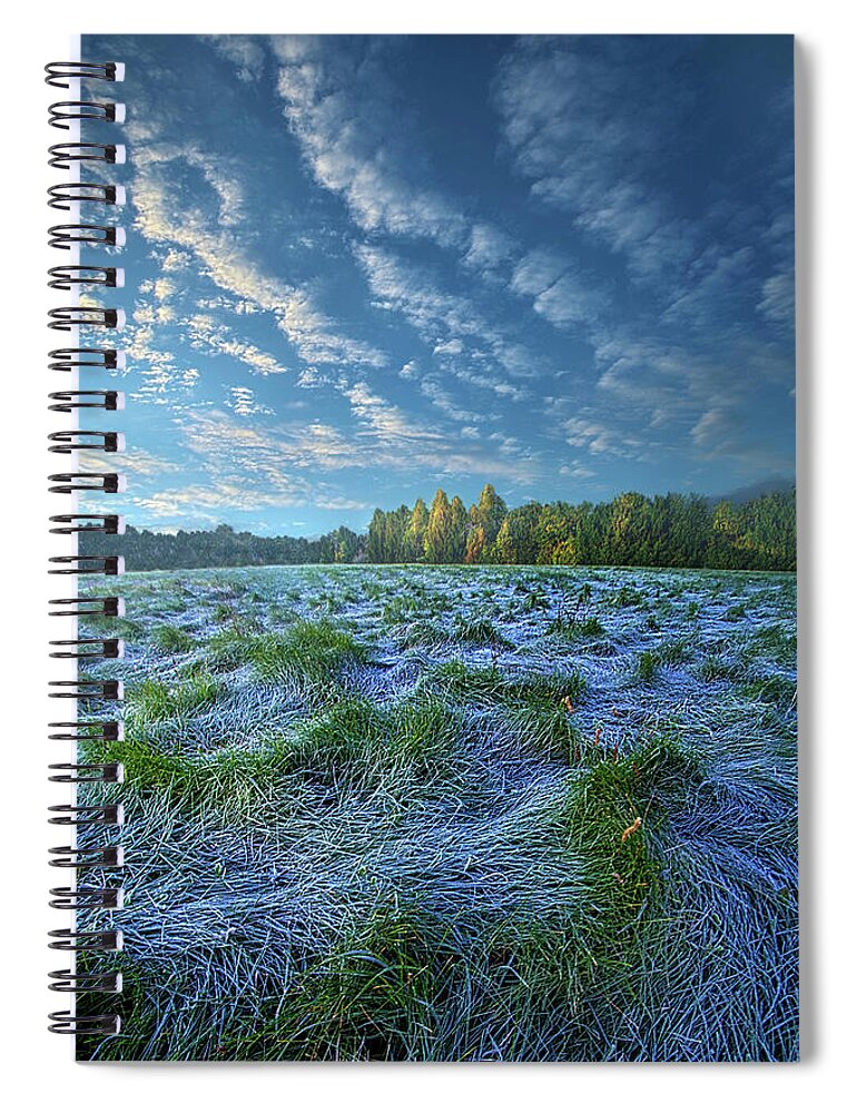 Beautiful Spiral Notebook featuring the photograph Quiet Grace by Phil Koch