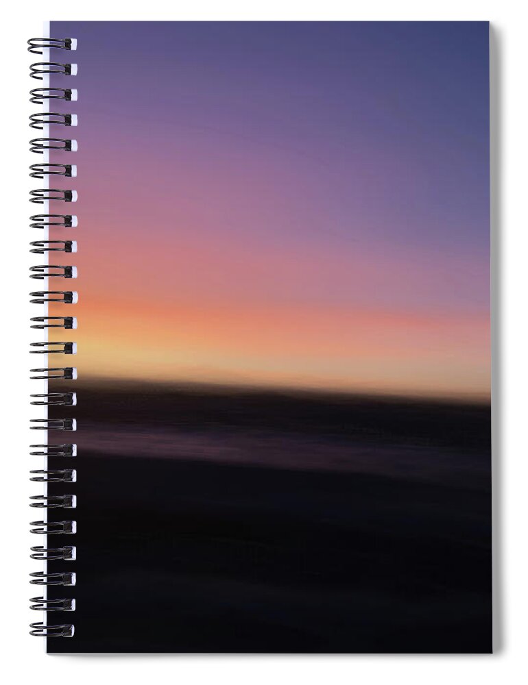 Changing Spiral Notebook featuring the photograph Quiet Nights by Marilyn Hunt