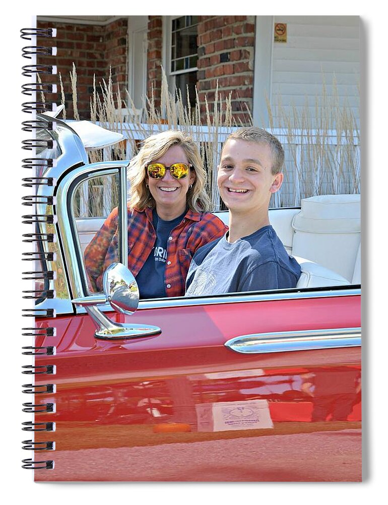 Car Spiral Notebook featuring the photograph Quite The Reflection of Life by Kurt Keller
