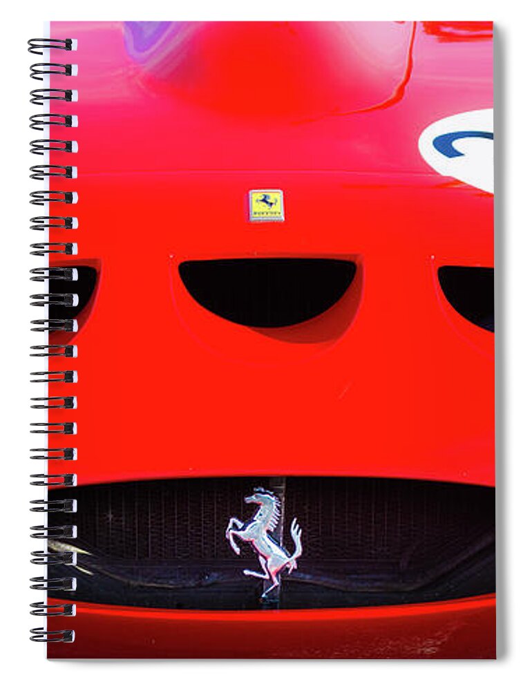 Cars Spiral Notebook featuring the photograph Red 39 by Stewart Helberg