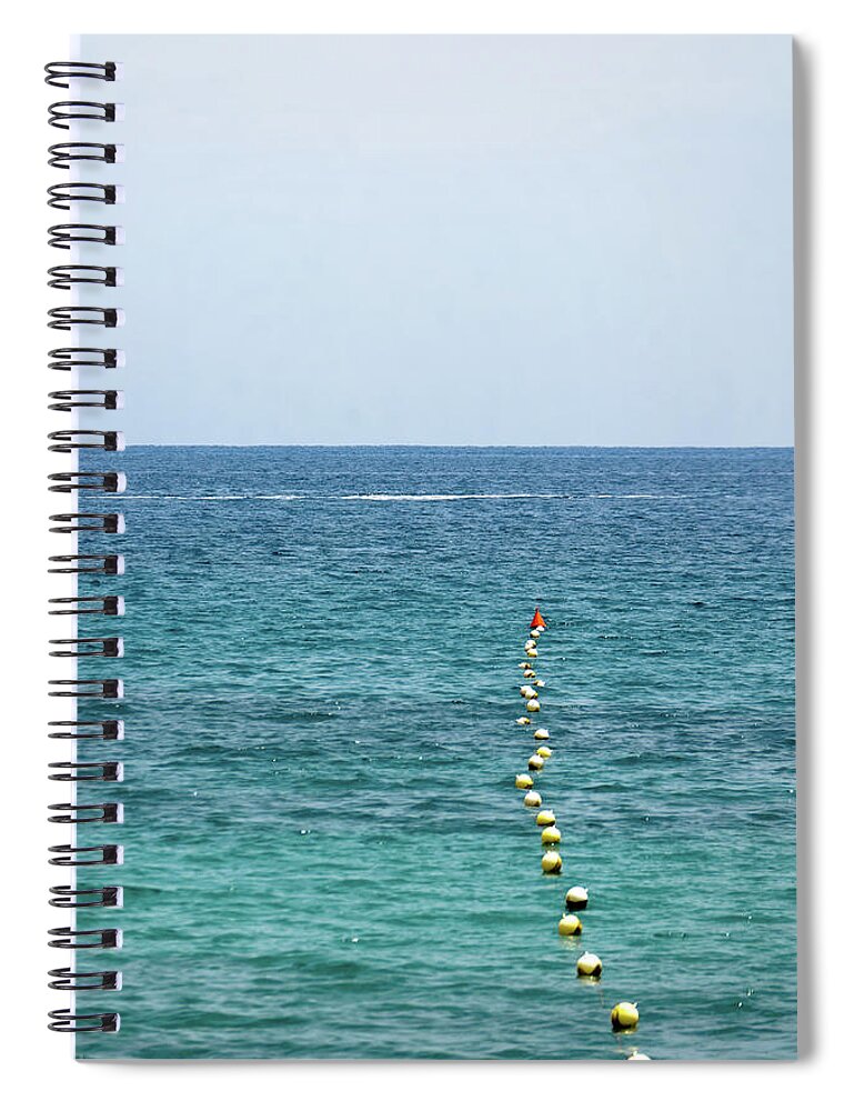 Buoy Spiral Notebook featuring the photograph Red Buoy by Daniel Kulinski