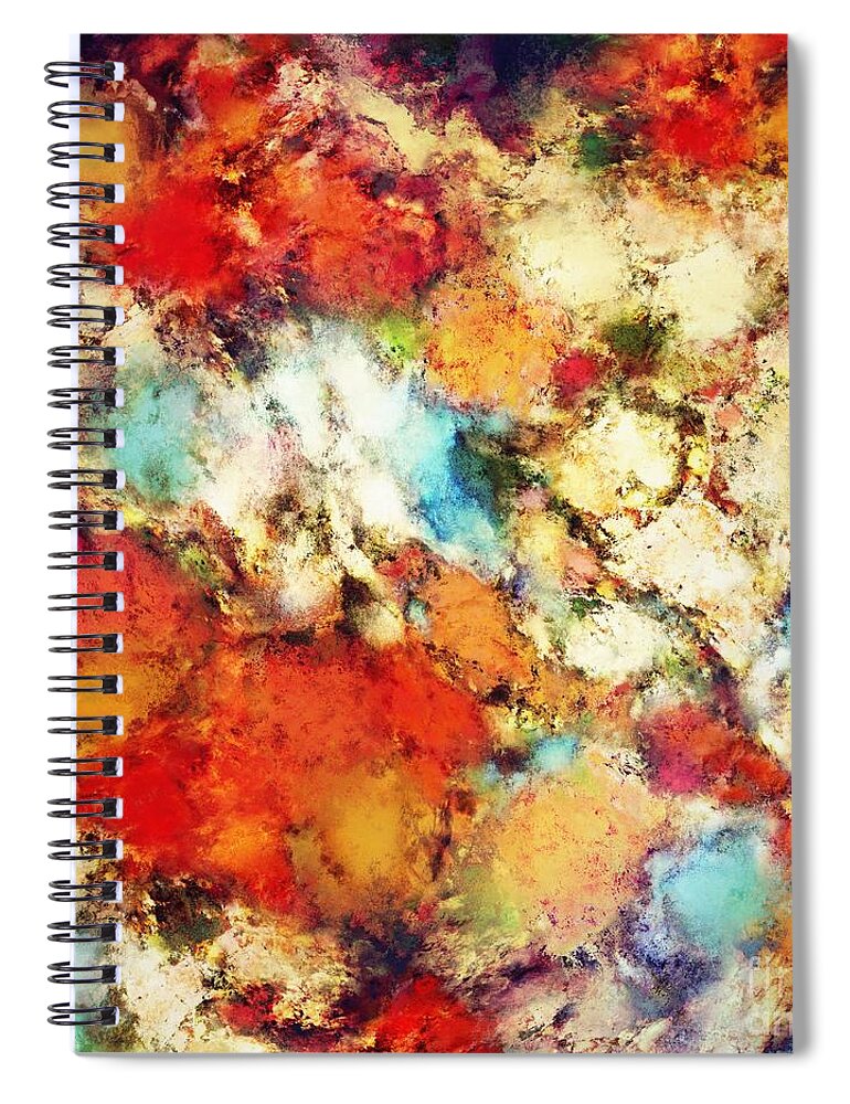 Reds Spiral Notebook featuring the digital art Red resistor by Keith Mills