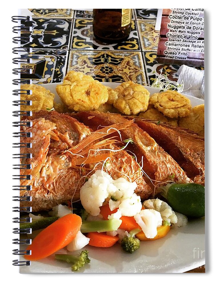 Red Snapper Spiral Notebook featuring the photograph Red Snapper by Alice Terrill