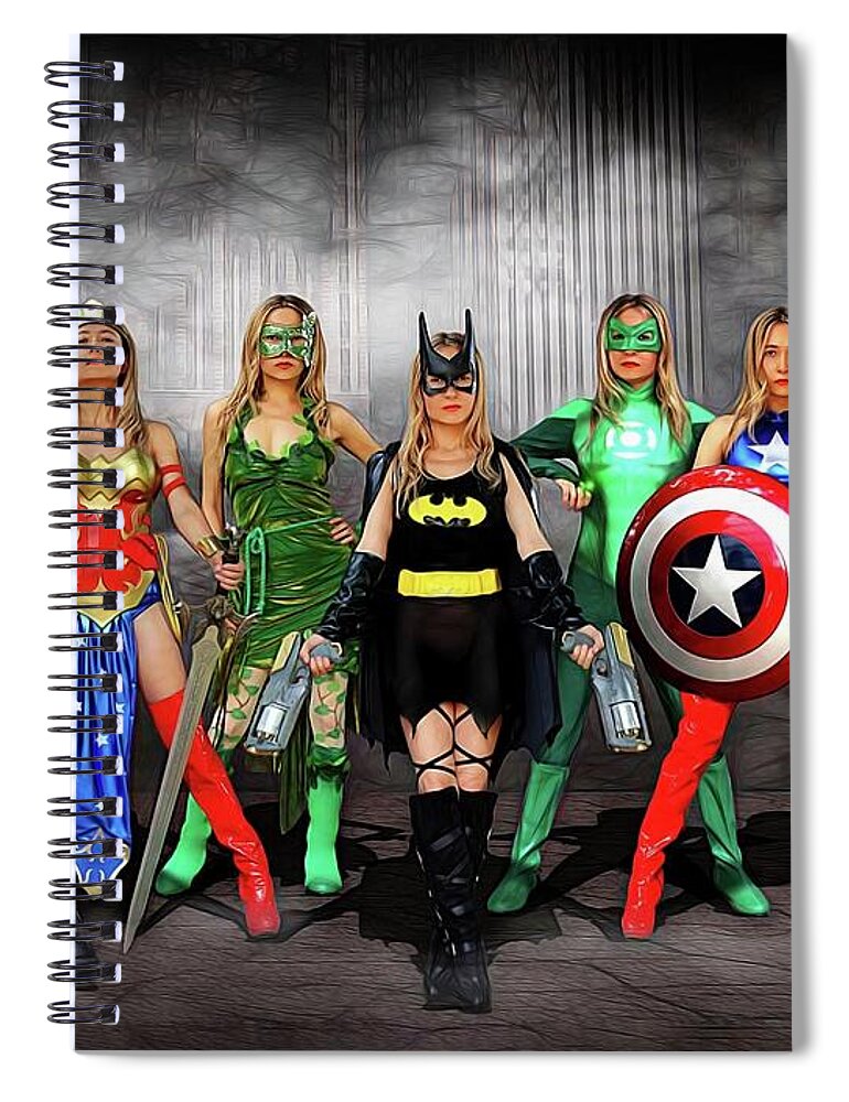 Hero Spiral Notebook featuring the photograph Reflections Of A Hero by Jon Volden