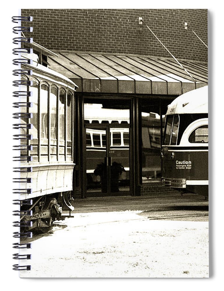 Nostalgia Spiral Notebook featuring the photograph Reflections of Gentler Times by Steve Ember