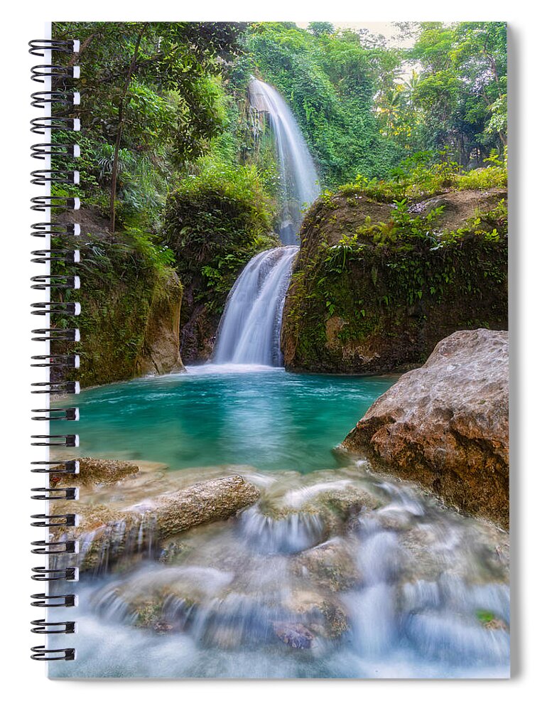 Waterfalls Spiral Notebook featuring the photograph Refreshed by Russell Pugh