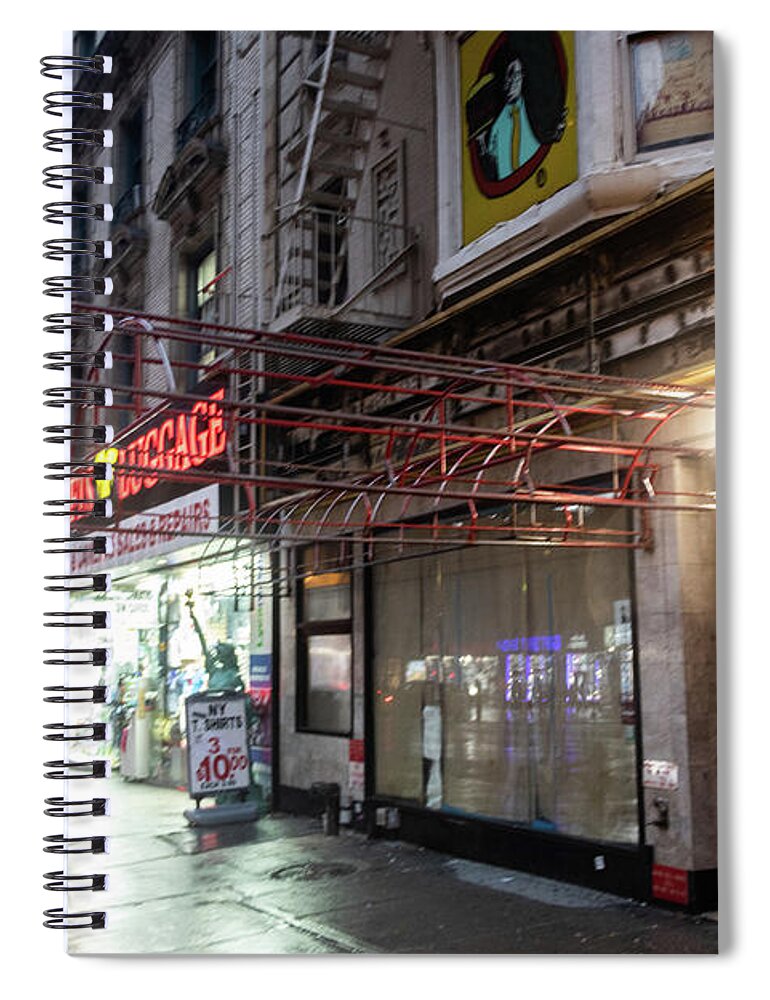 2016 Spiral Notebook featuring the photograph Remains of the Carnegie Deli by Thomas Marchessault