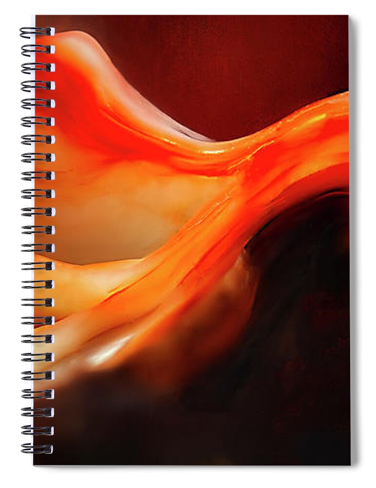 Fine Art Photography Spiral Notebook featuring the photograph Ribbons by John Strong