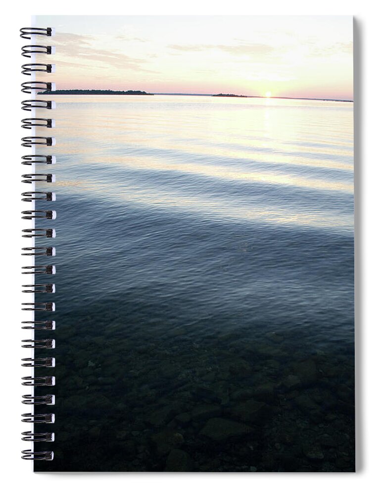 Ripple Bay Spiral Notebook featuring the photograph Ripple Bay by Dylan Punke