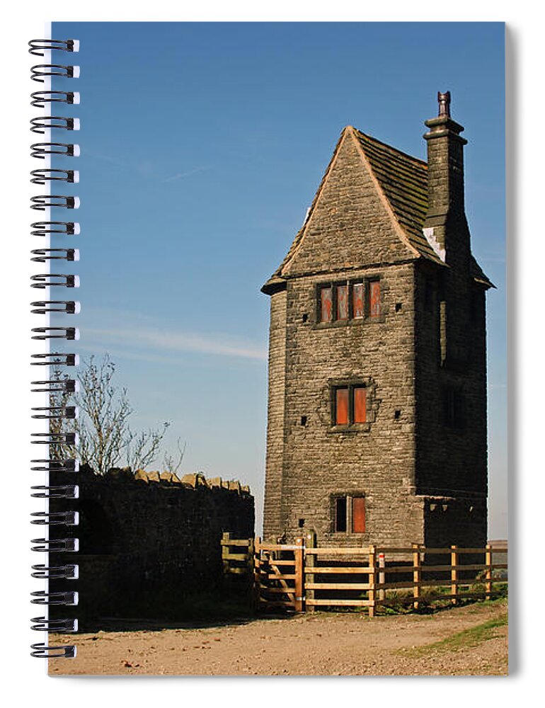 Rivington Spiral Notebook featuring the photograph RIVINGTON. The Pigeon Tower. by Lachlan Main