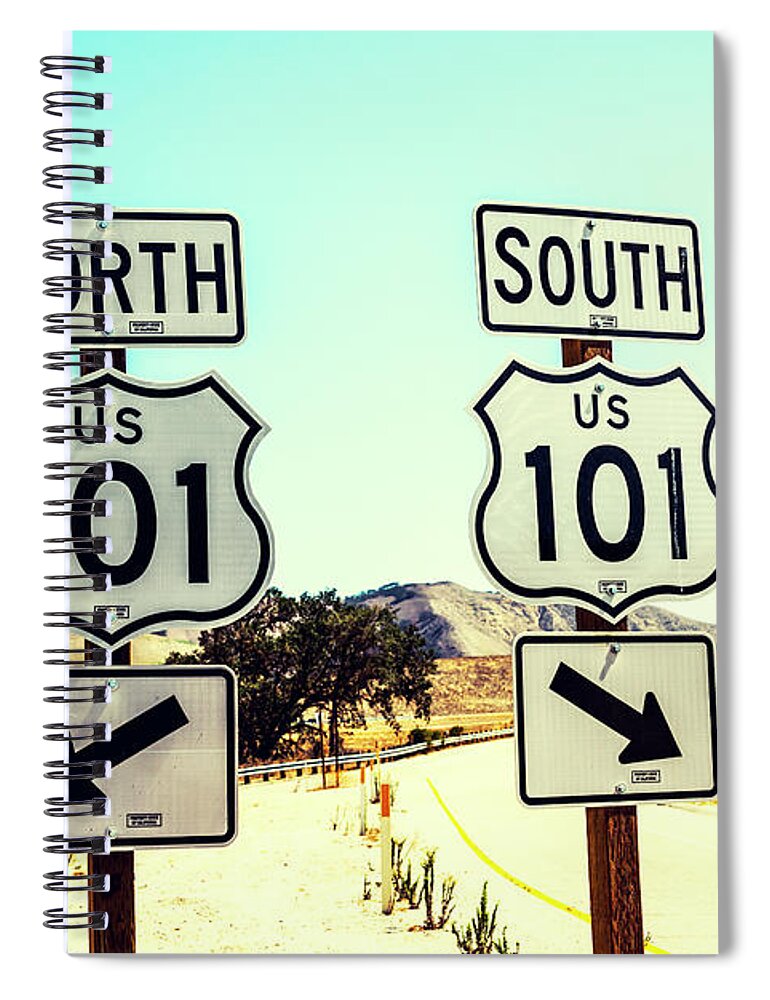 Road Spiral Notebook featuring the photograph Road Trip 101 by Joseph S Giacalone