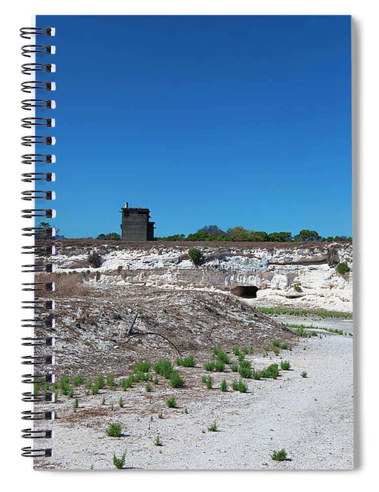 Tranquility Spiral Notebook featuring the photograph Robben Island Lime Quarry by Iselin Valvik Photography