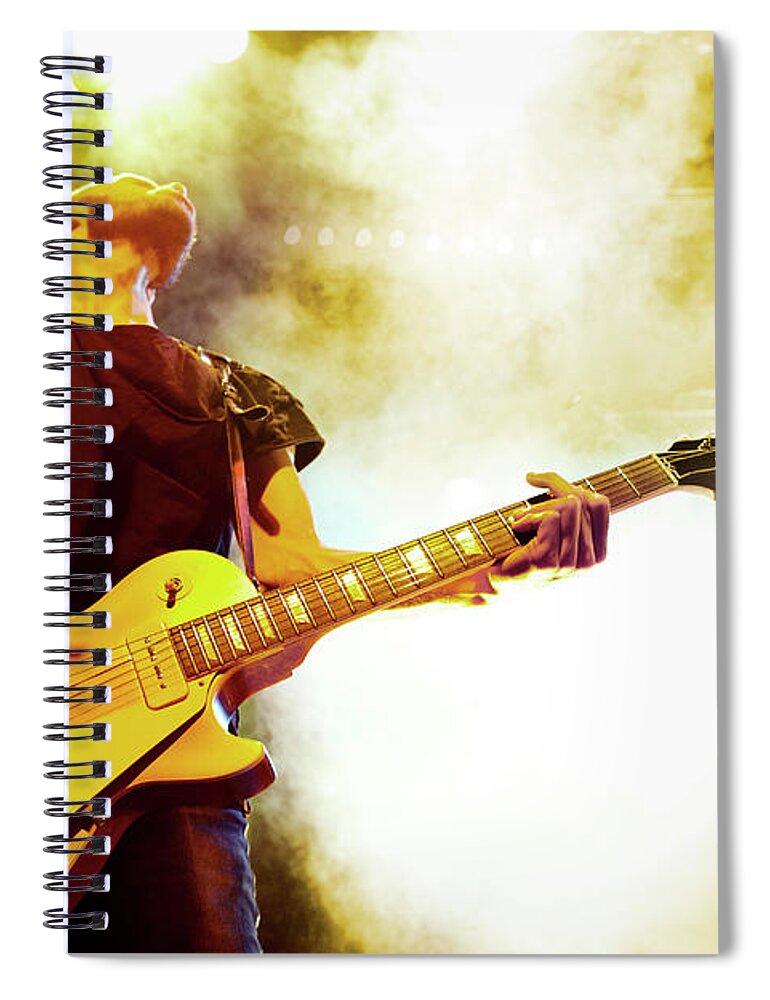 Rock Music Spiral Notebook featuring the photograph Rock Concert by Henrik Sorensen