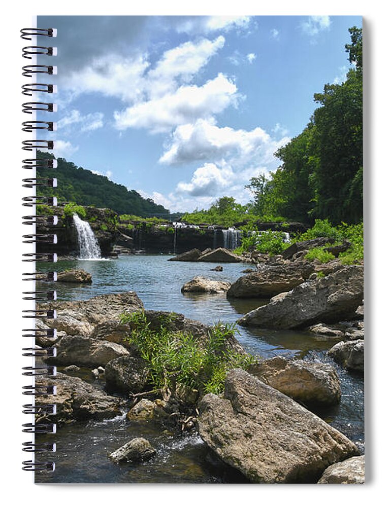 Waterfalls Spiral Notebook featuring the photograph Rock Island State Park 7 by Phil Perkins