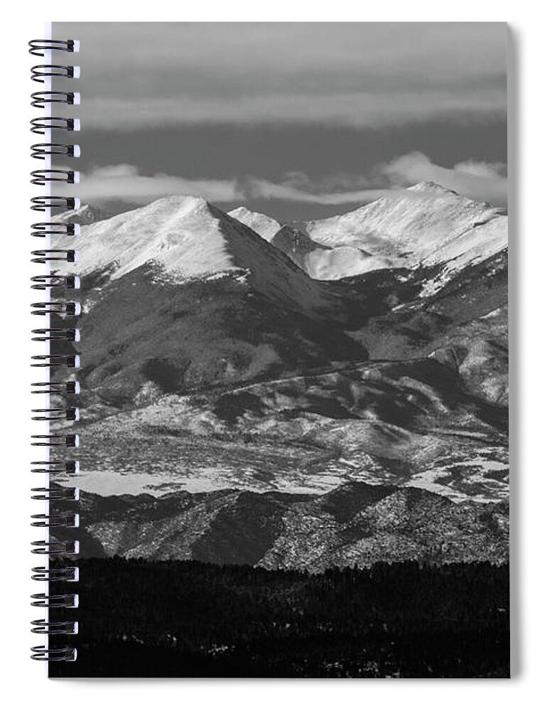 Colorado Spiral Notebook featuring the photograph Rocky Mountain Winter by Steven Krull