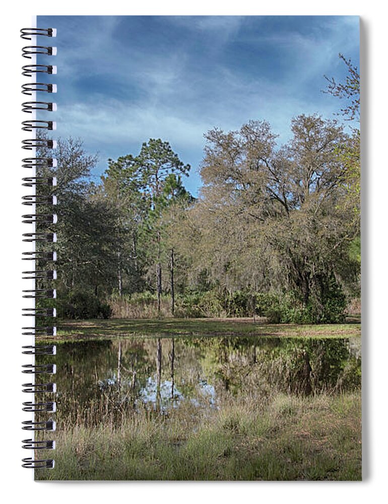 Rodman Spiral Notebook featuring the photograph Rodman Country by Judy Hall-Folde