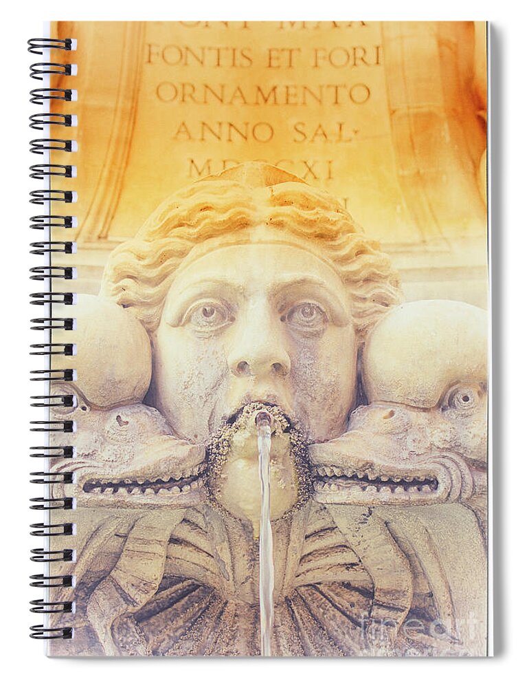 Fountains Spiral Notebook featuring the photograph Rome 5 by Becqi Sherman