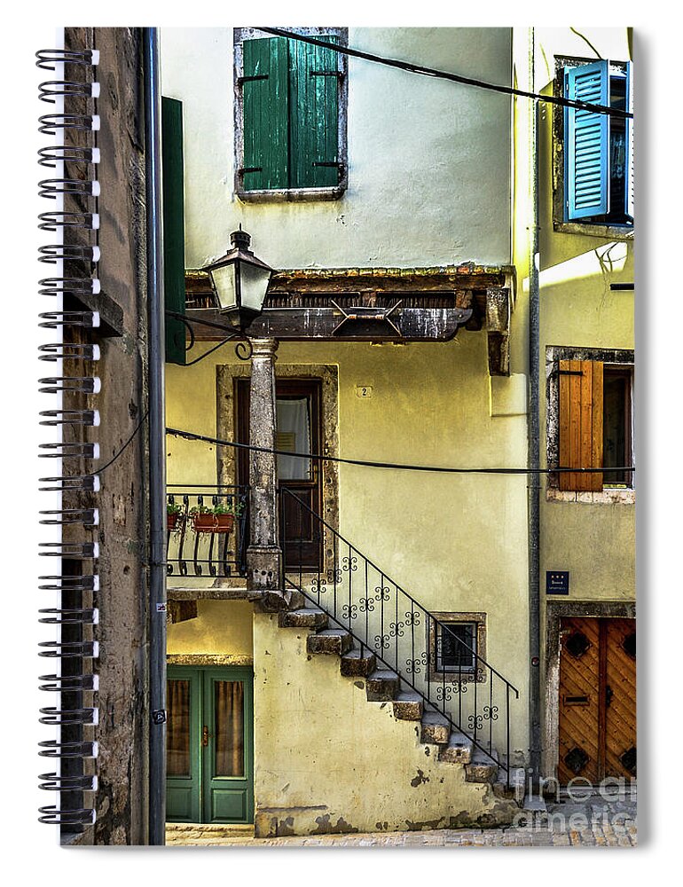 Rovinj Spiral Notebook featuring the photograph Rovinj Home by David Meznarich