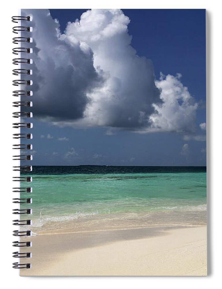 Archipelago Spiral Notebook featuring the photograph Rubber Duckie On The Beach by C. Quandt Photography