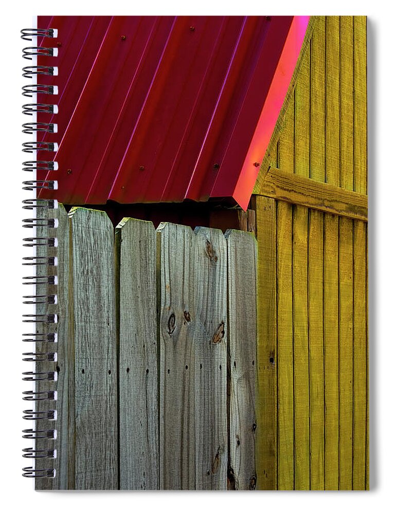 Rural Spiral Notebook featuring the photograph Rural Contrasts by Mitch Spence