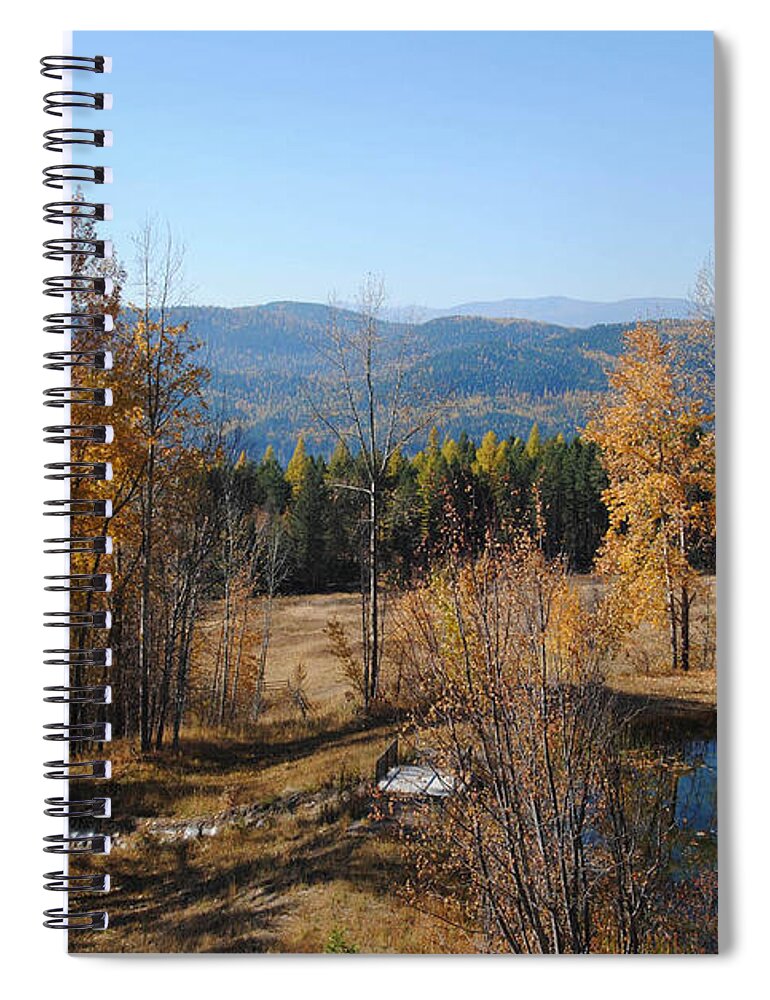 Montana Spiral Notebook featuring the photograph Rural Montana by Vallee Johnson