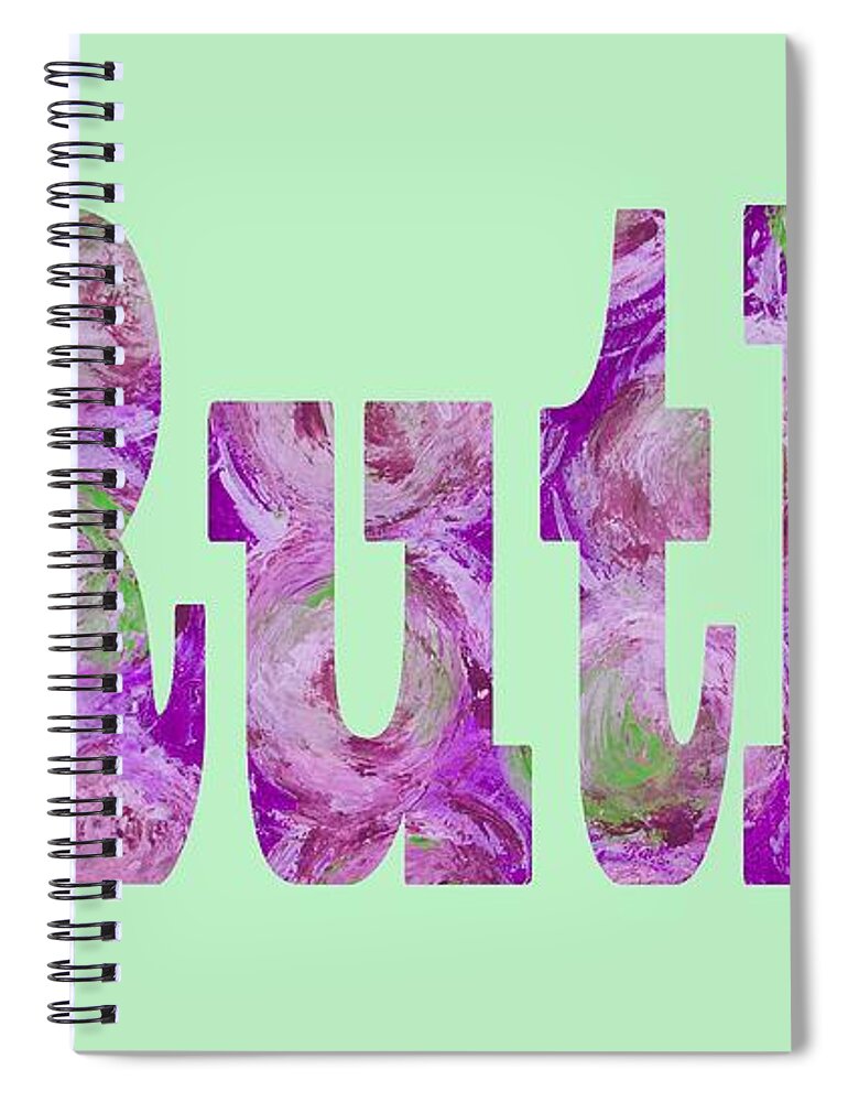 Ruth Spiral Notebook featuring the digital art Ruth by Corinne Carroll