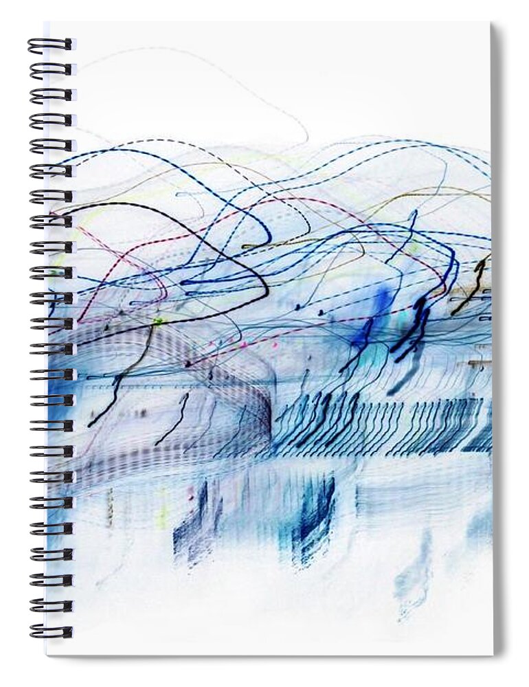 Art Spiral Notebook featuring the photograph Rythmatic 1 by Carolyn Jacob