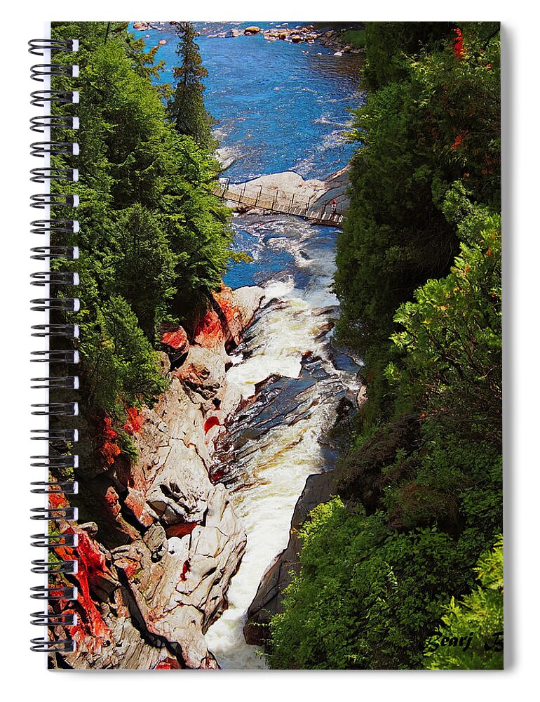  Sainte-anne River Spiral Notebook featuring the photograph Sainte Anne River by Bearj B Photo Art