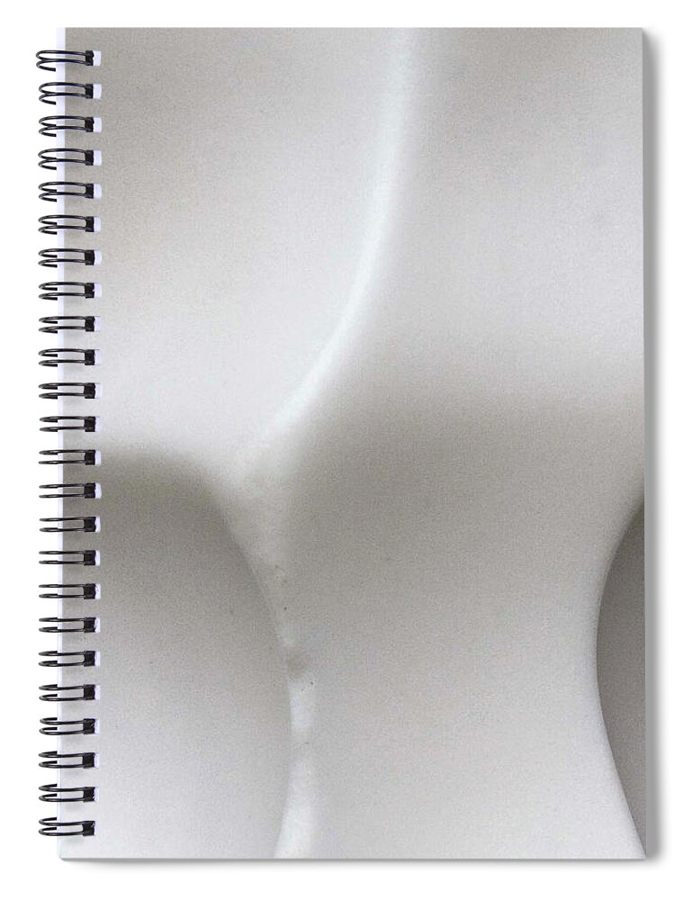 Block Shape Spiral Notebook featuring the photograph Salt by Gerard Hermand