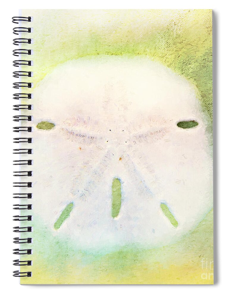 Sand Dollar Spiral Notebook featuring the photograph Sand Dollar by Pam Holdsworth