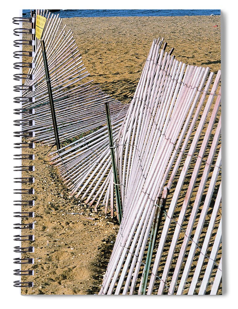 Beach Spiral Notebook featuring the photograph Sandy Point by Steve Ember