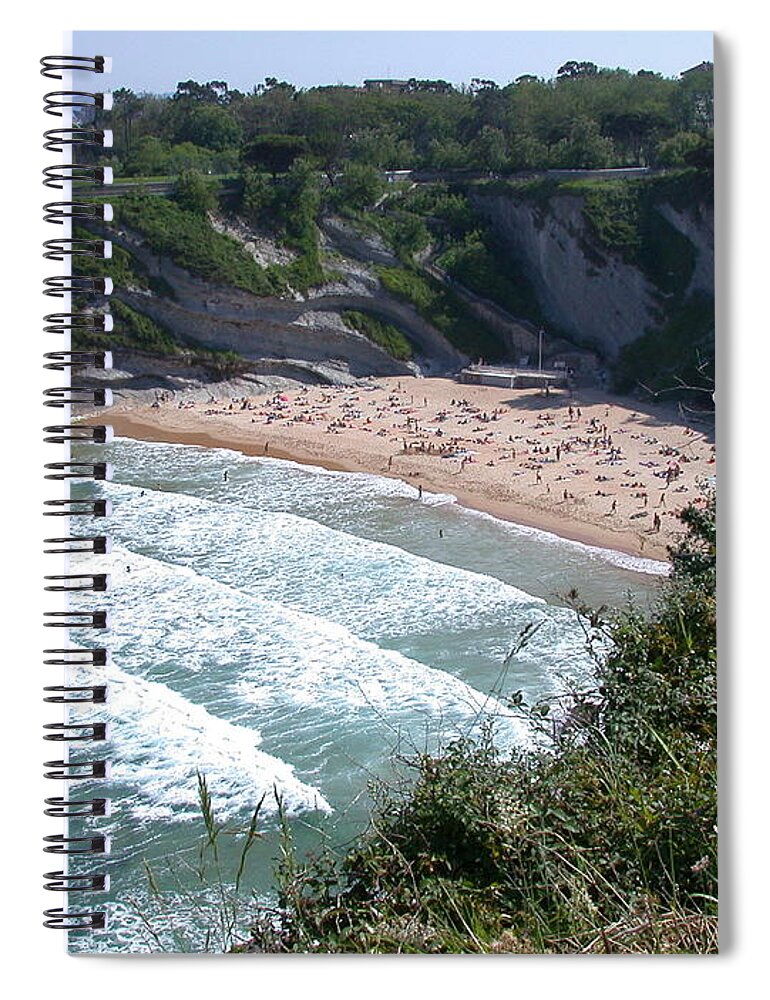 Scenics Spiral Notebook featuring the photograph Santander by Maximiliano Neira