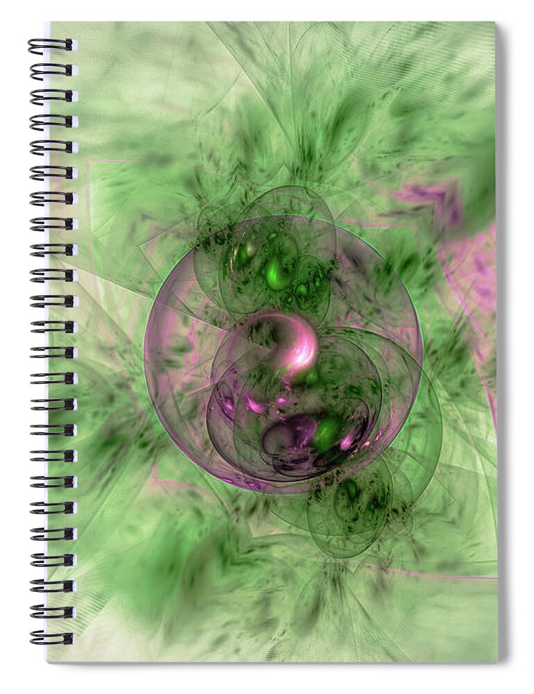 Home Spiral Notebook featuring the digital art Save Me From Myself by Jeff Iverson