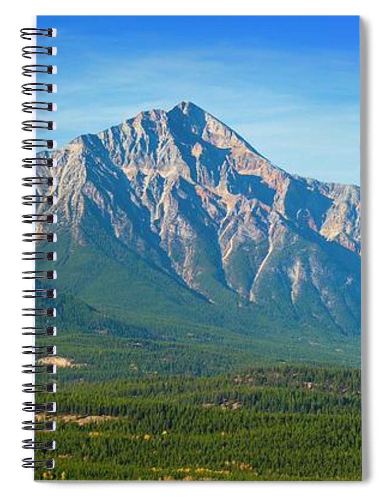 Scenics Spiral Notebook featuring the photograph Scenic Rocky Mountains View by Design Pics/corey Hochachka