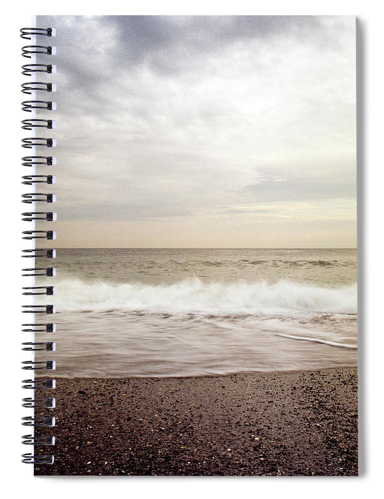 Scenics Spiral Notebook featuring the photograph Seasacpe, Cornwall by Paul Cooklin