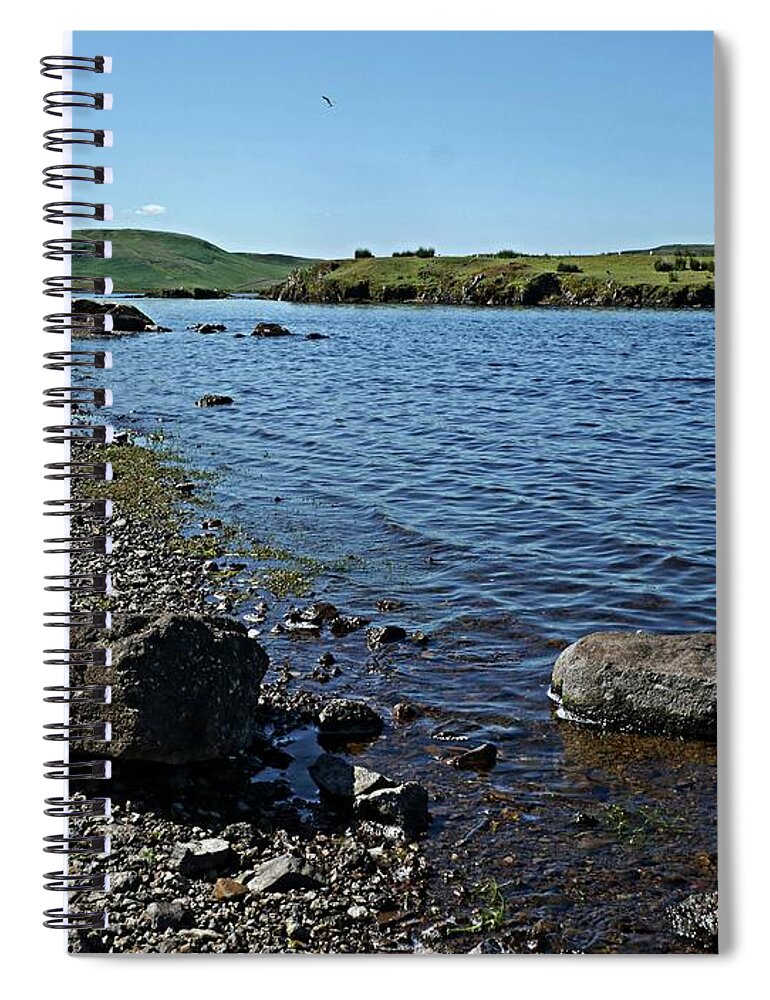 Beauty In Nature Spiral Notebook featuring the photograph Seascape by Martin Smith