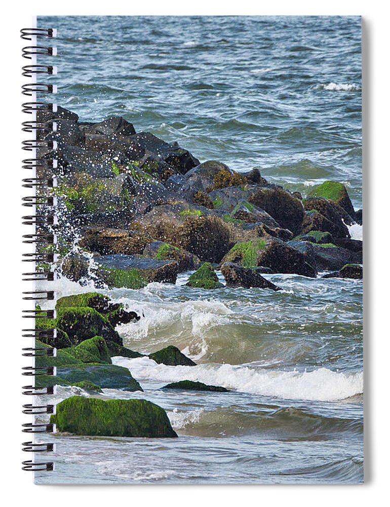 Landscape Spiral Notebook featuring the photograph Seashore by Paul Ross