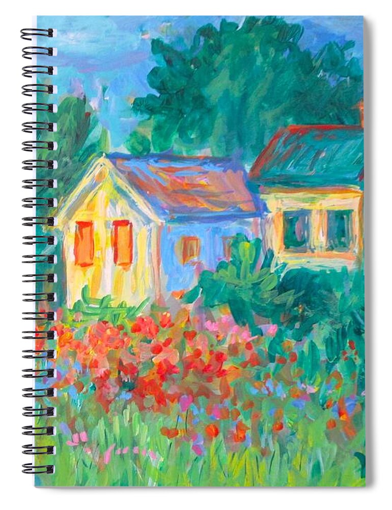 Homes Spiral Notebook featuring the painting Seclusion by Kendall Kessler