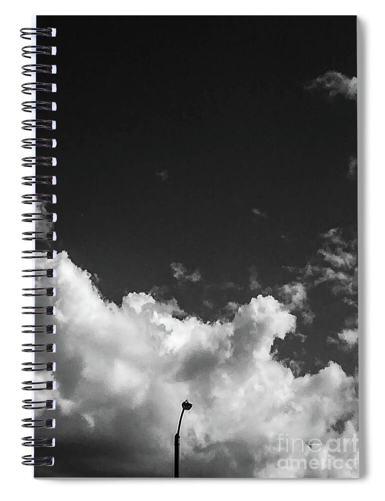 Black And White Photography Spiral Notebook featuring the photograph Self-esteem by Fei A