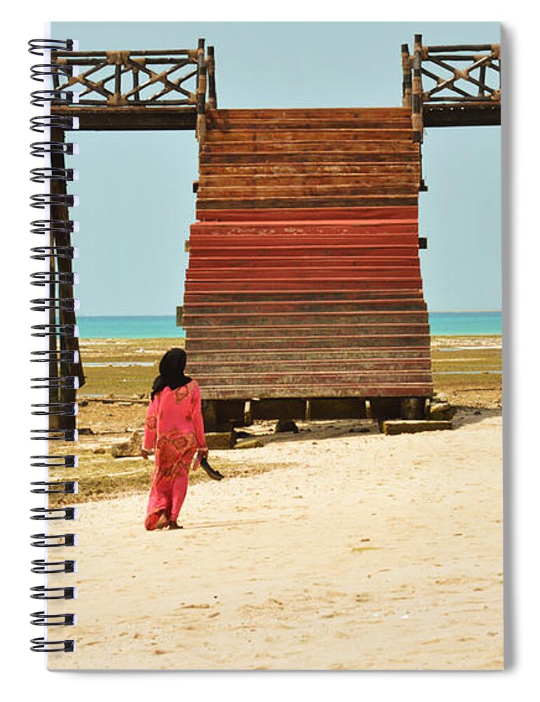 Woman Spiral Notebook featuring the photograph Serenity on Prison Island by Yavor Mihaylov