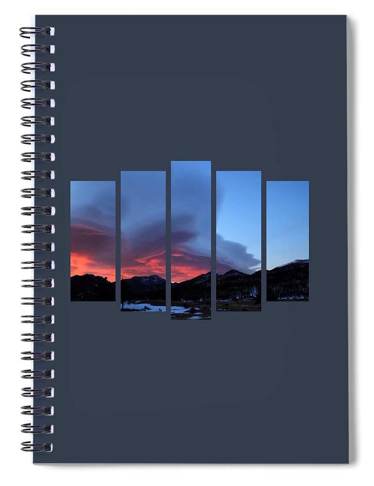 Set 55. Five Spiral Notebook featuring the photograph Set 55 by Shane Bechler