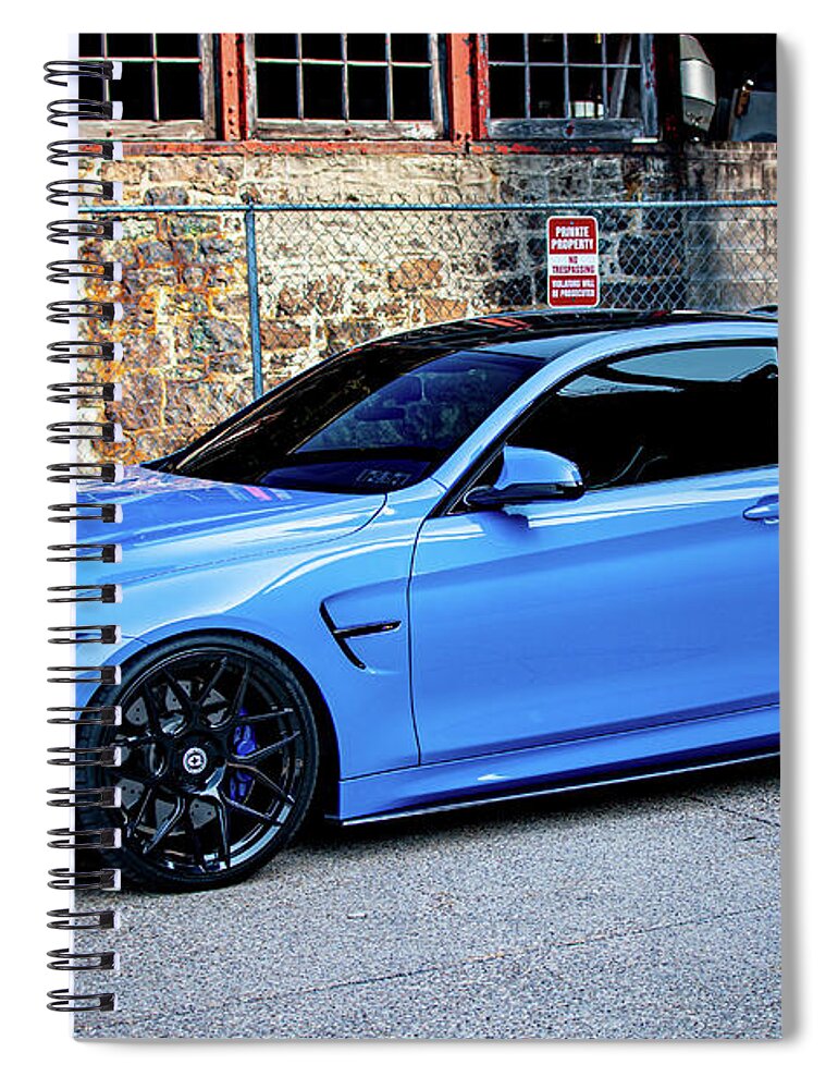 Bmw Spiral Notebook featuring the photograph Sexy M4 by Rose Guinther