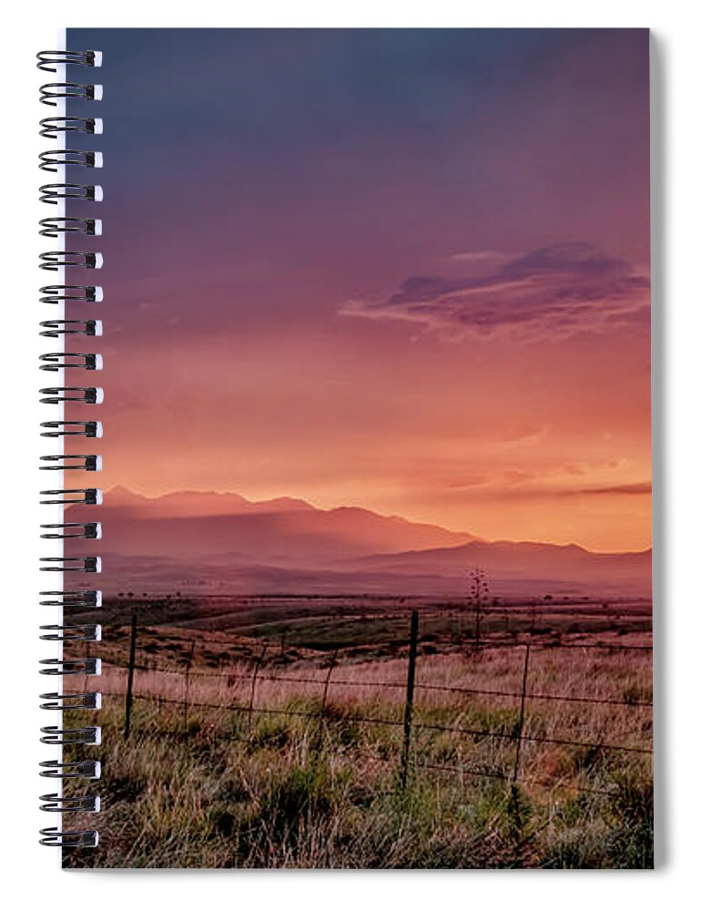Rocks Spiral Notebook featuring the photograph Shades of Orange by Laura Hedien