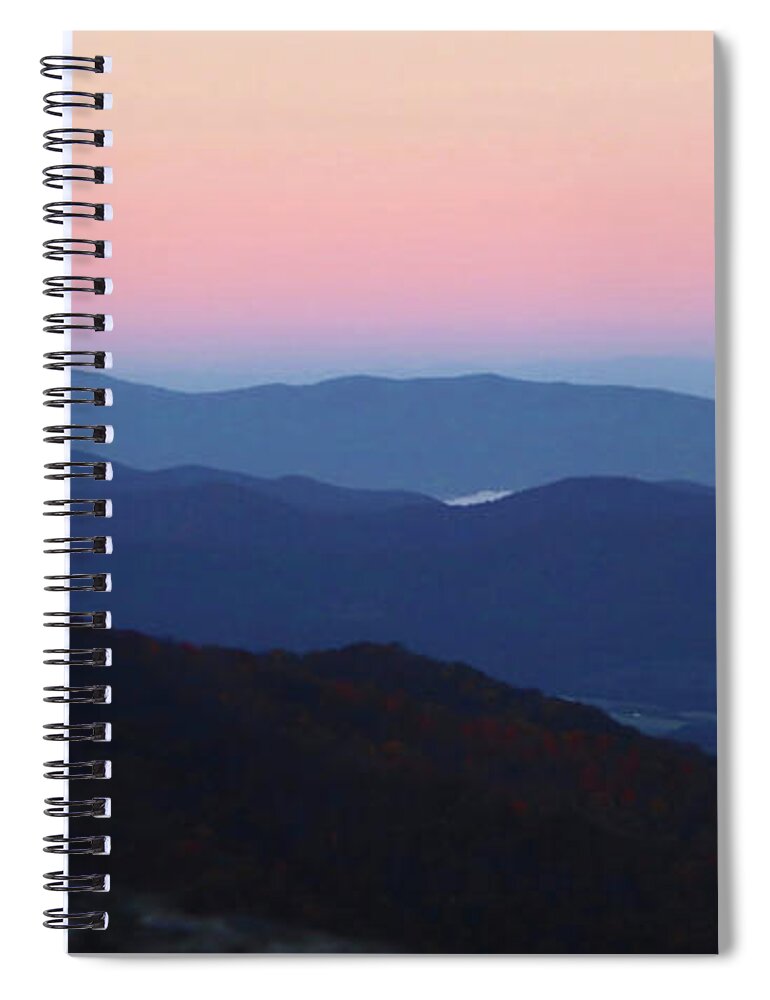 Shenandoah National Park Spiral Notebook featuring the photograph Shenandoah Morning by Suzanne Stout