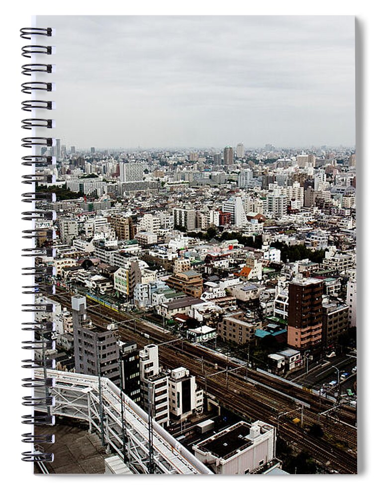 Tranquility Spiral Notebook featuring the photograph Shinjuku From Shinjuku Oakwood by Lau Yan Wai (c)