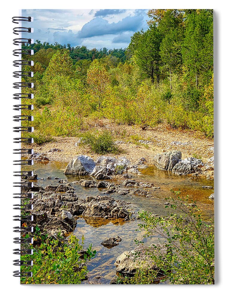 Johnson's Spiral Notebook featuring the photograph Shut-Ins State Park Study 1 by Robert Meyers-Lussier