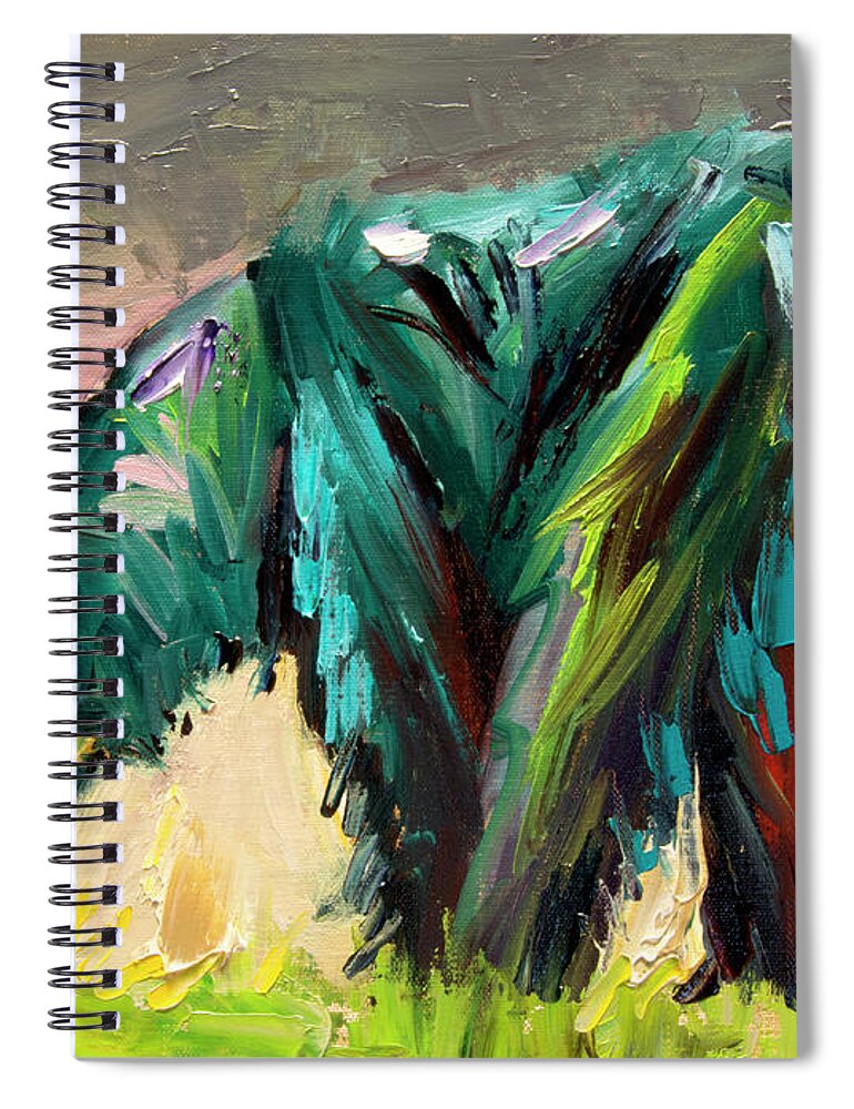 Diane Whitehead Print Spiral Notebook featuring the painting Side car by Diane Whitehead