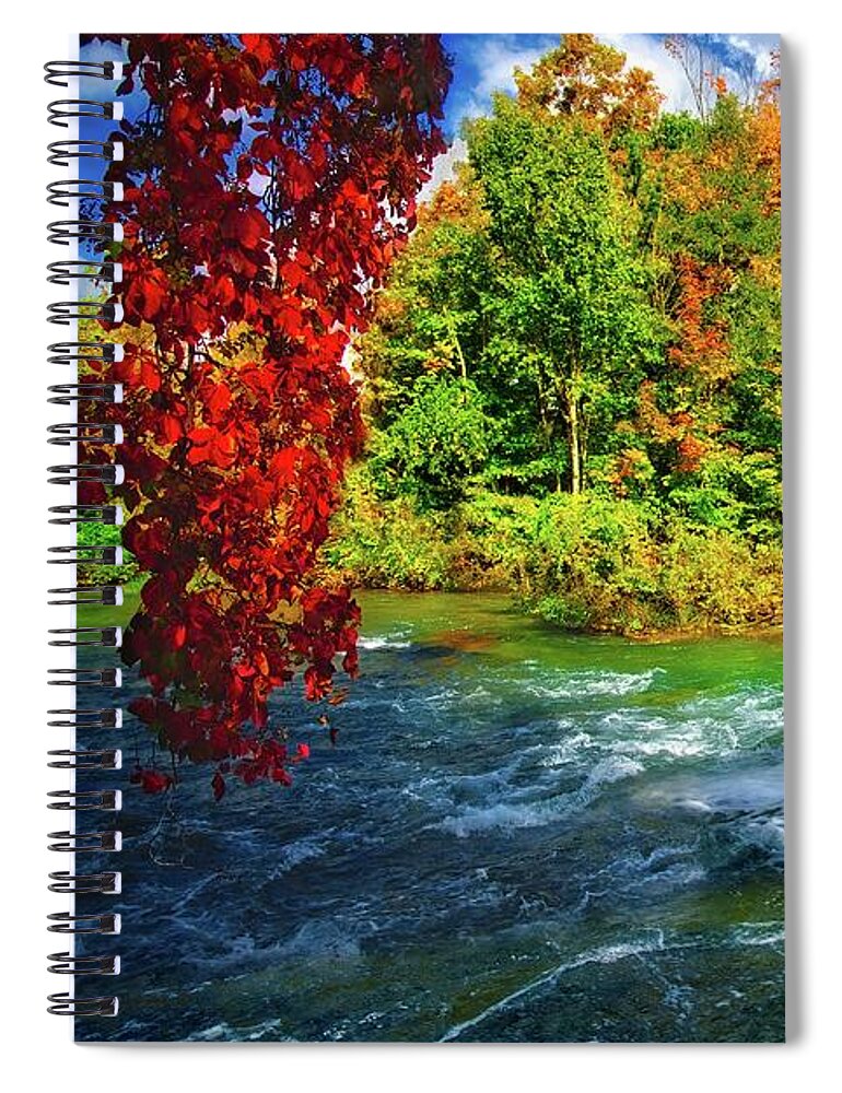 Niagara Falls Spiral Notebook featuring the photograph Sidelined Beauty by Lynn Bauer