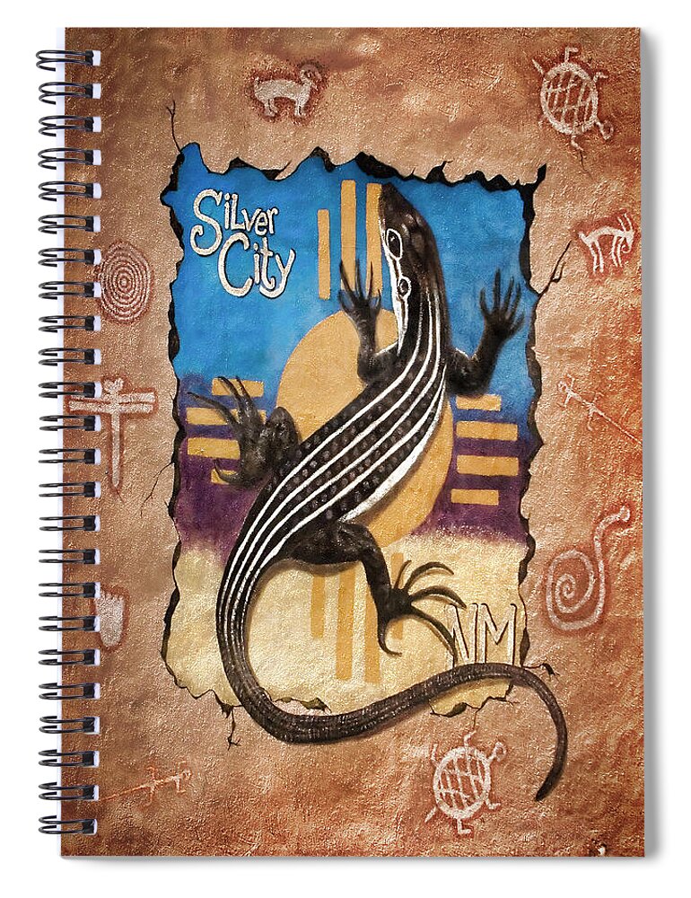 Silver City Spiral Notebook featuring the photograph Silver City New Mexico by Micah Offman