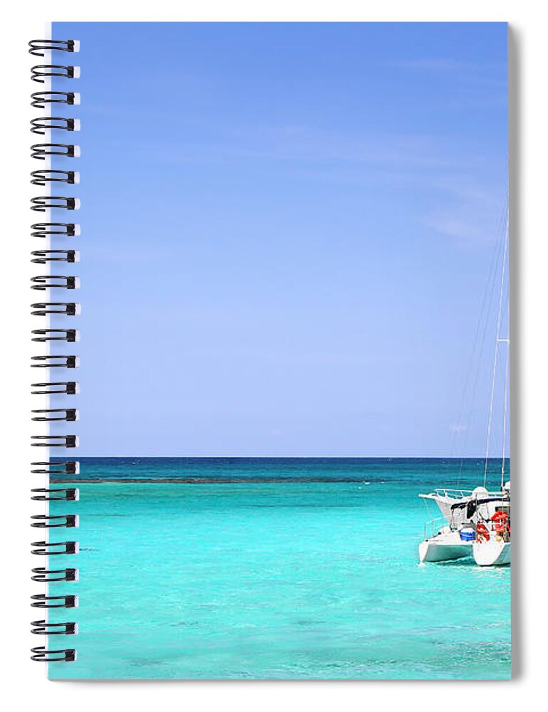Sailboat Spiral Notebook featuring the photograph Simply Beautiful by Vasko
